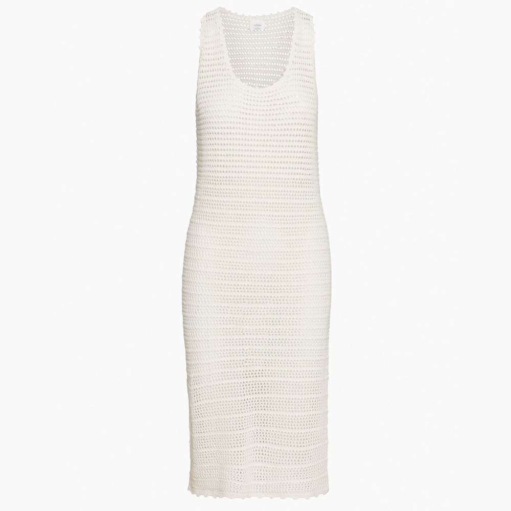 Wilfred 100% cotton Crochet Sleeveless Dress coverup